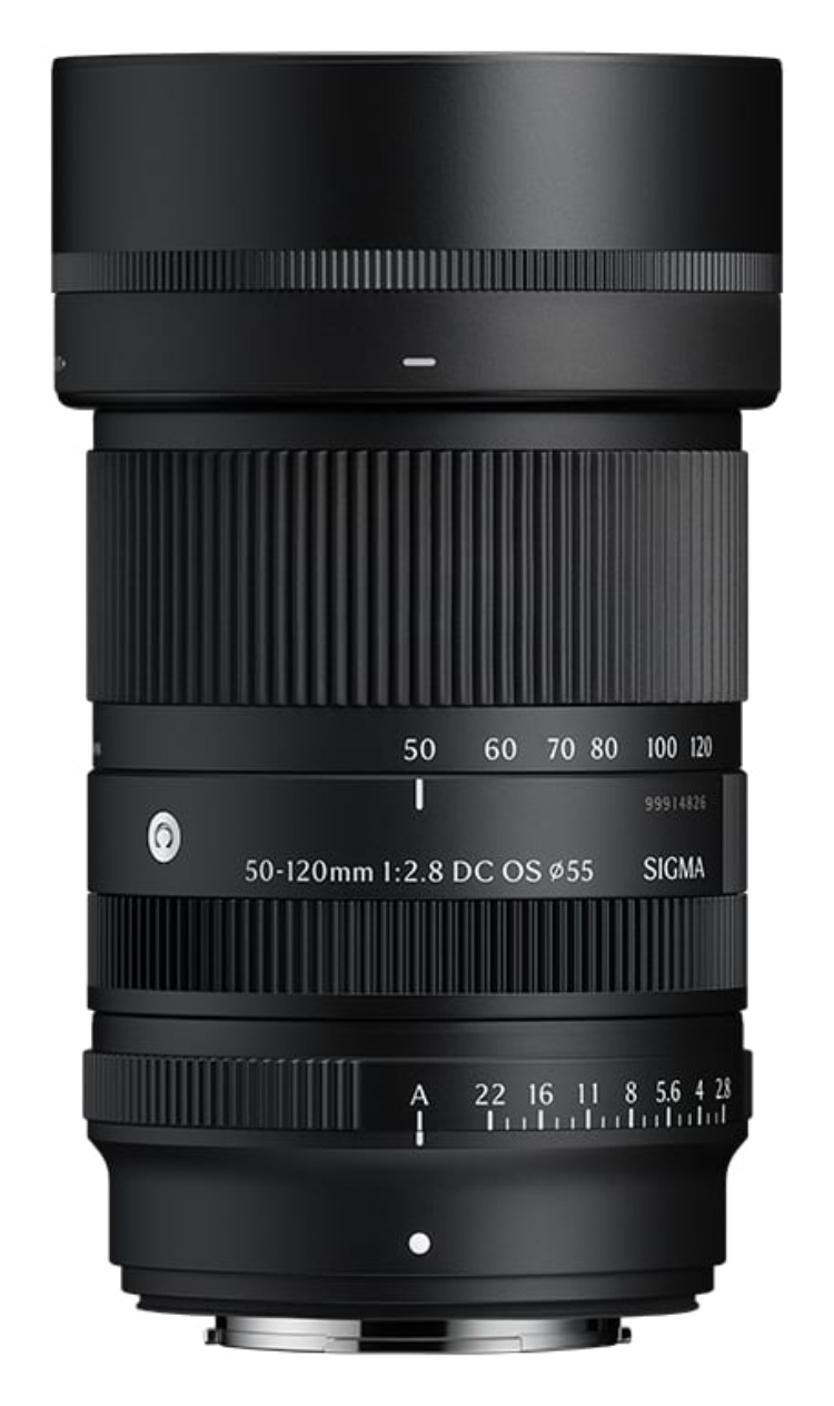 Sigma 50-120mm F2.8 DC OS | Contemporary, Version für Fujifilm X mit Gegenlichtblende