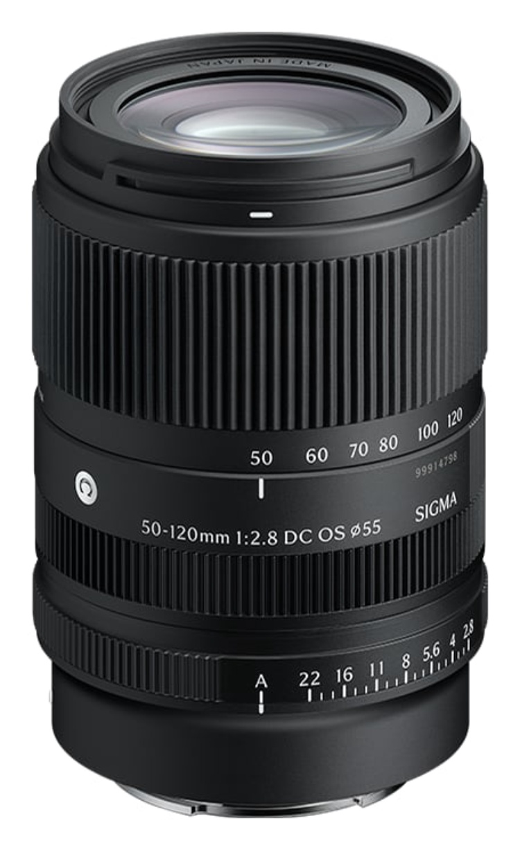 Sigma 50-120mm F2.8 DC OS | Contemporary, Ansicht der Frontlinse