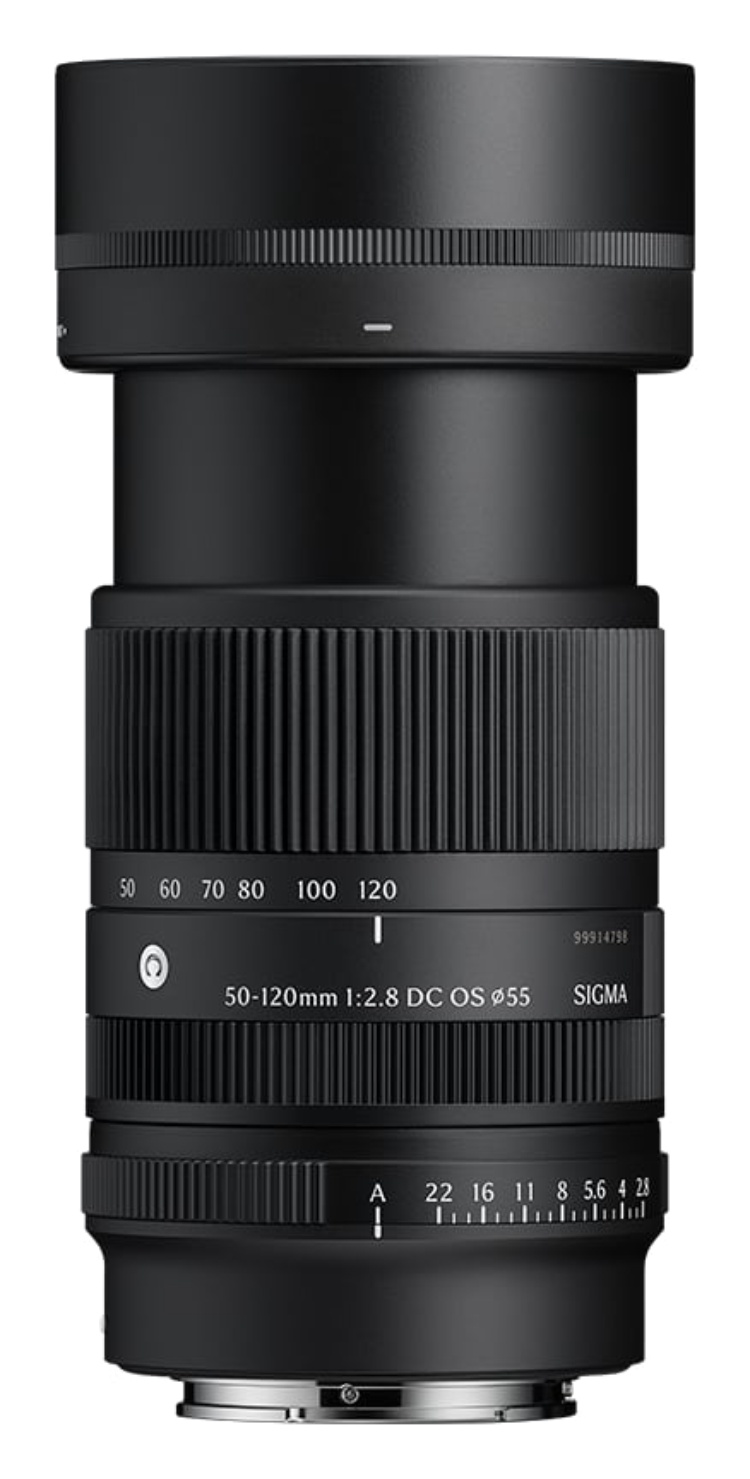 Sigma 50-120mm F2.8 DC OS | Contemporary, bei 120 mm mit ausgefahrenem Tubus