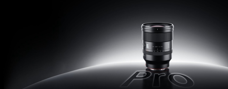 Viltrox AF 35mm F1.4 Pro für Sony E auf dunklem Verlaufshintergrund